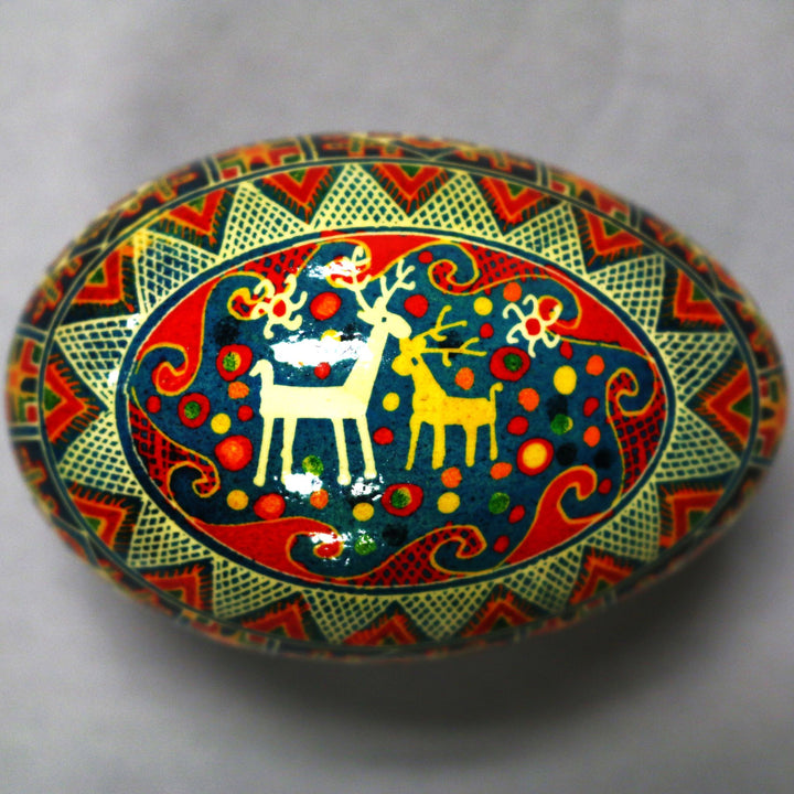 Pysanka - Decorated Goose Egg Shell