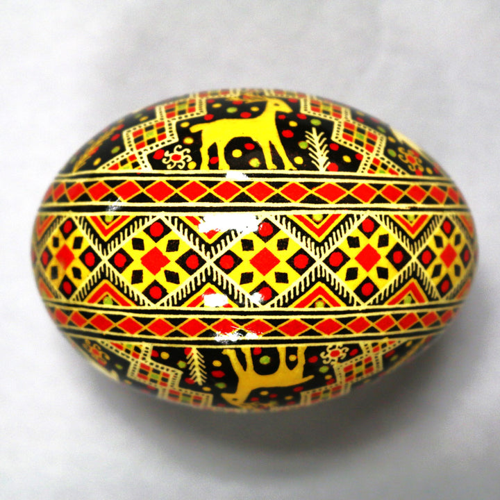 Pysanka - Decorated Goose Egg Shell