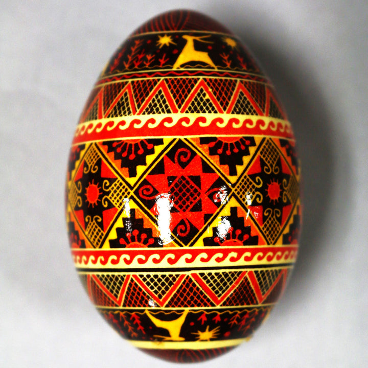 Pysanka - Decorated Goose Egg Shell