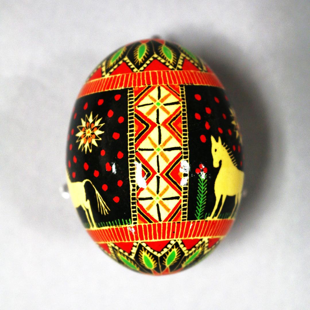 Pysanka - Decorated Goose Egg Shell