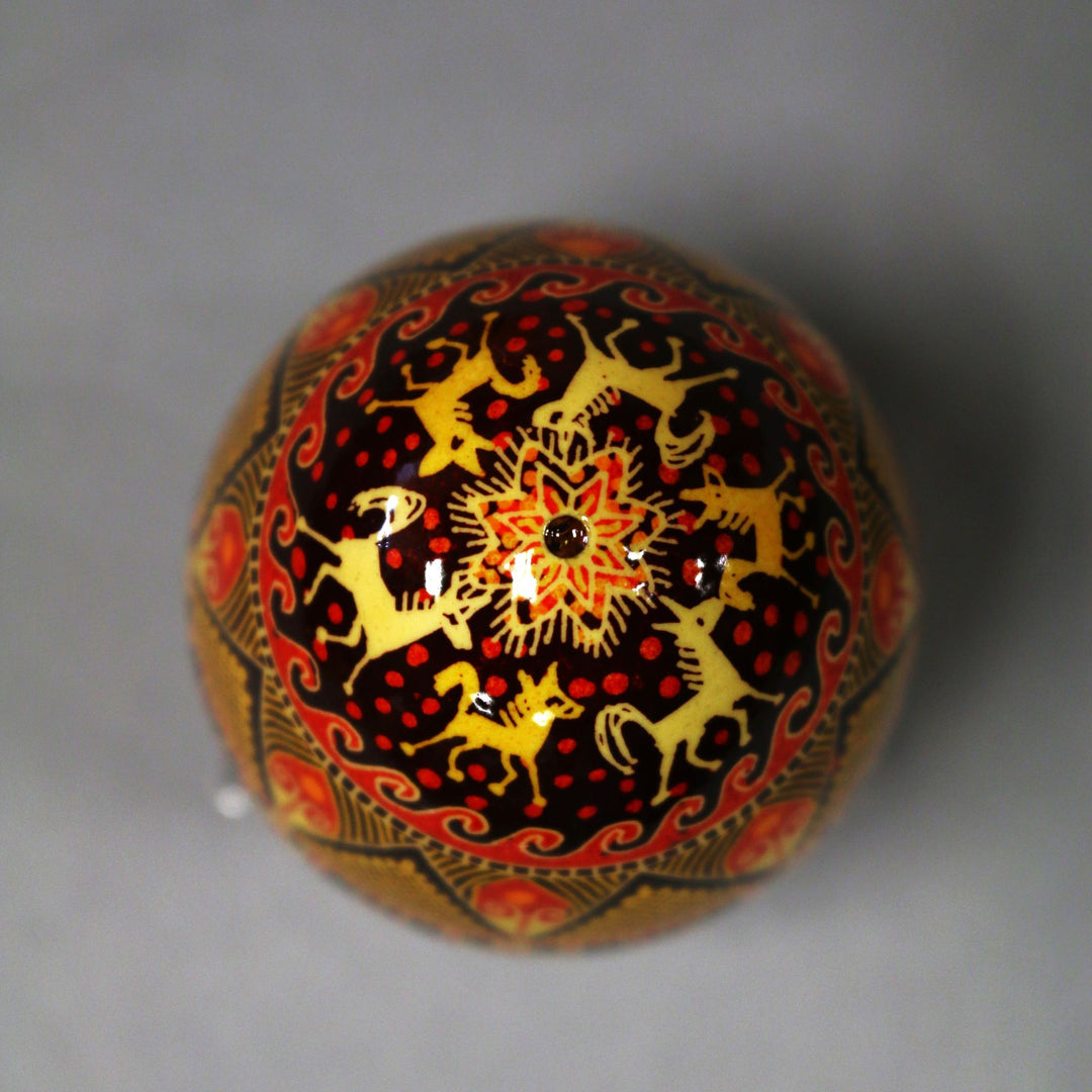 Pysanka - Decorated Goose Egg Shell