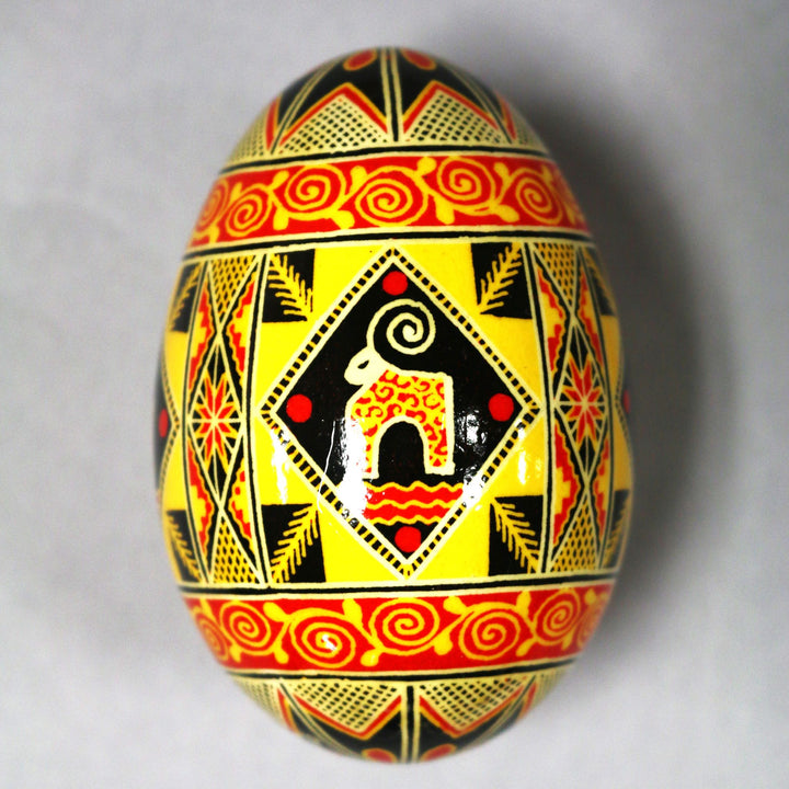 Pysanka - Decorated Goose Egg Shell