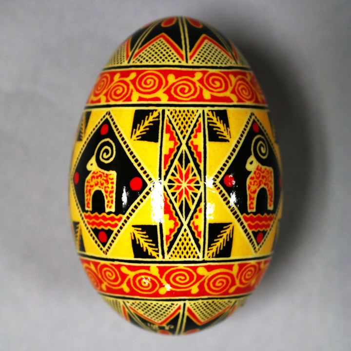 Pysanka - Decorated Goose Egg Shell