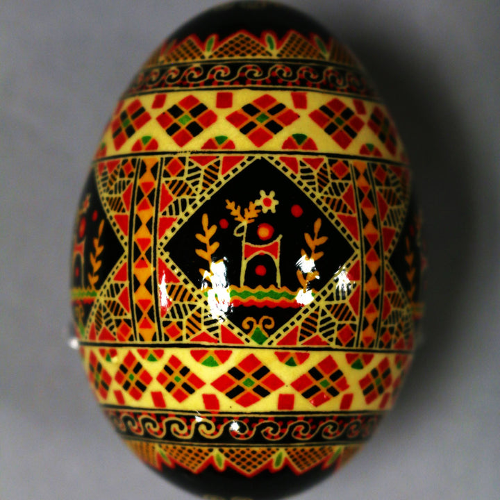 Pysanka - Decorated Goose Egg Shell