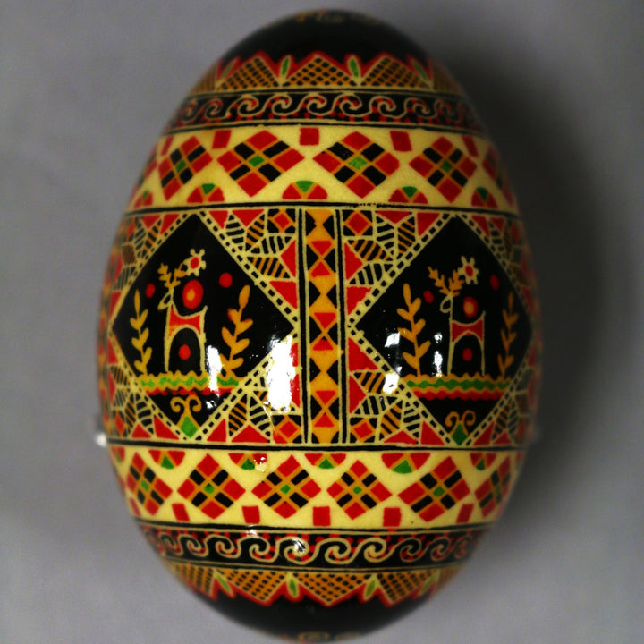 Pysanka - Decorated Goose Egg Shell