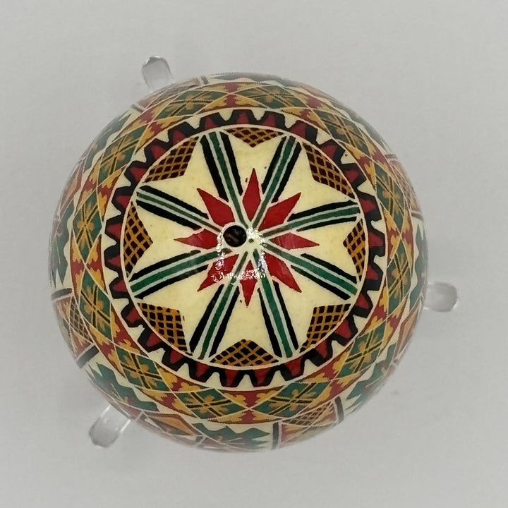 Pysanka - Decorated Goose Egg Shell